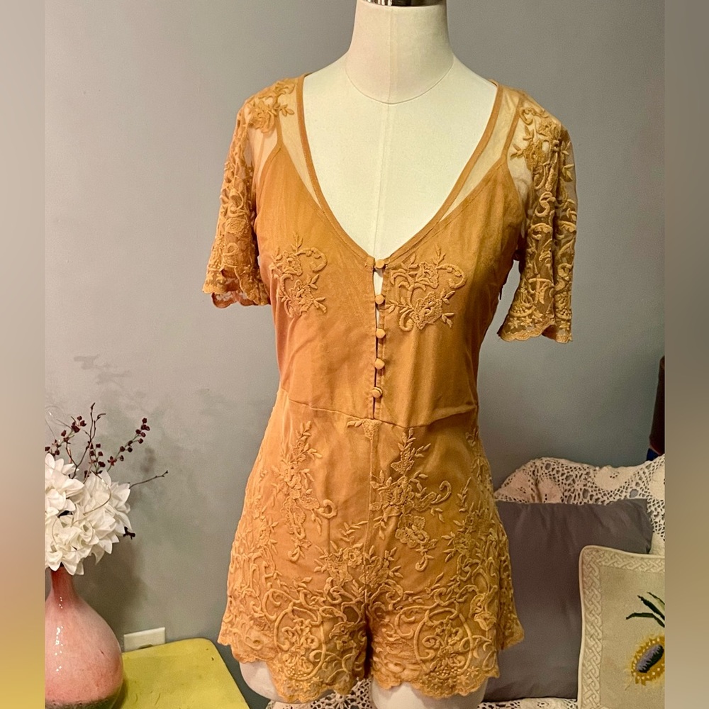 Forever 21 Lace Romper